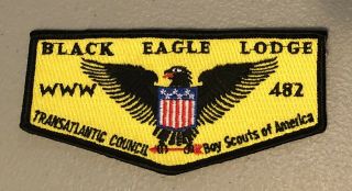Black Eagle Lodge 482 “chicken” 1997 Oa Flap Transatlantic Council.