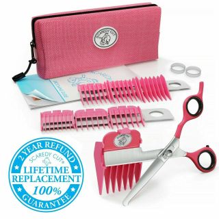 Scaredycut Silent Pet Grooming Kit For The Gentle Dogs,  Pink