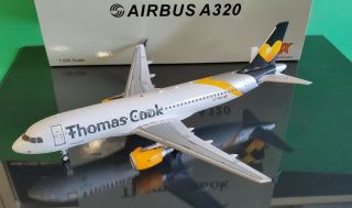 Jfox Models 1:200 Airbus A320 Thomas Cook Balerics Ec - Mvh (with Stand)