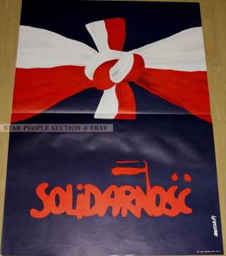 Poland Solidarnosc Solidarity German Poster From 1982 Spd Party Art Print