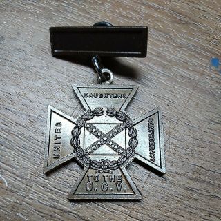 United Daughters Of The Confederacy / Southern Cross Of Honor Medal