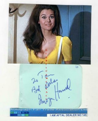 Imogen Hassall Vintage Signed Page Scarce Aftal 145