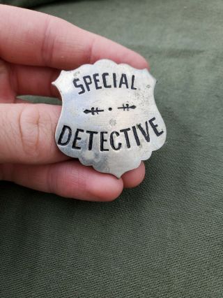 Vintage Obsolete Special Detective Pi Private Investigator Badge