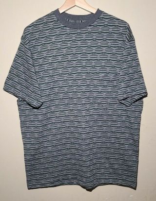 Vintage 90s Stussy Striped Pocket T - Shirt Men 