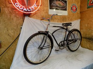 1960s Monark American Mens Vintage Beach Cruiser Bicycle Schwinn Rat Rod Murray