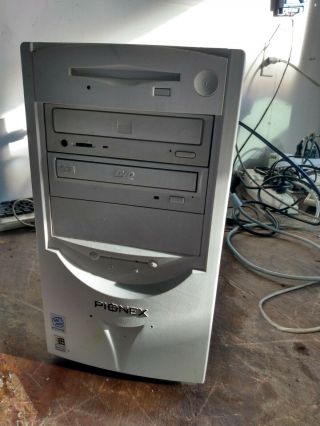 Vintage Pionex Intel Pentium Iii Desktop Computer - No Hdd No Memory