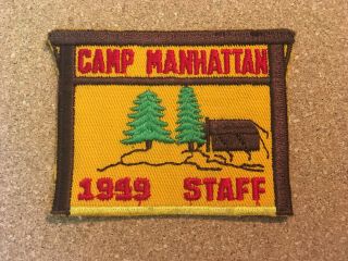 Camp Manhattan 1949 Staff,  Ten - Mile River Scout Reservation
