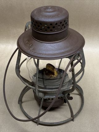 Vintage Keystone " The Casey " Railroad Lantern Kerosene 1903 Orig Instructions