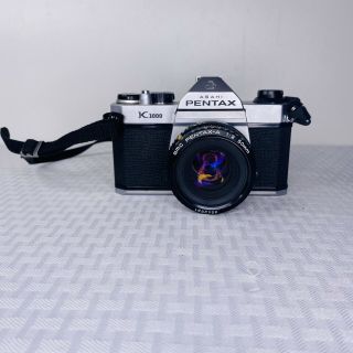 Vintage Pentax K1000 Camera 35 Mm Slr.