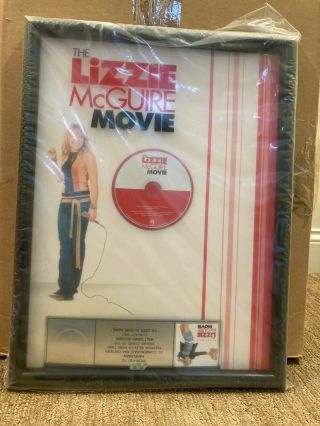 The Lizze Mcguire Movie Soundtrack Album Riaa Certified Platinum Plaque Display
