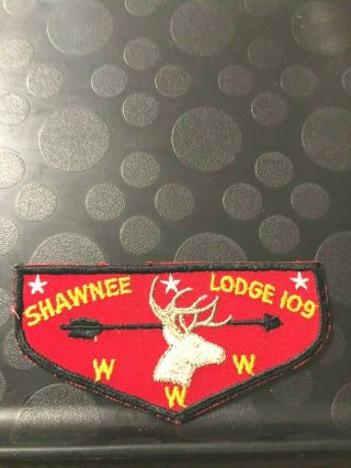 Oa Shawnee Lodge 109 F1a First Flap Pn