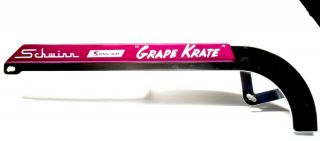 Schwinn Stingray " Garpe Krate " Purple & Chrome Chainguard Only From A 2020
