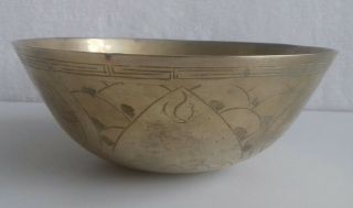 Vintage Chinese Ming Xuande Bronze Bowl Stamp On Bottom