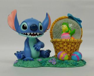 Disney Store Exclusive Lilo And Stitch Easter Snow Globe Figurine No Box