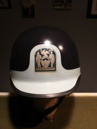 Vintage Nypd Police Department Riot Helmet