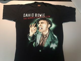 David Bowie Vintage Tour Shirt Rare Xl Brockum & Never Worn