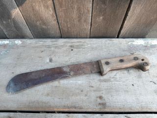 Vintage Case Xx Ww2 Machete / Bolo Fixed Blade Knife