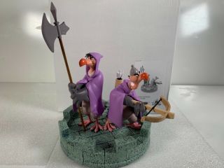 Disney Theme Parks Trigger And Nutsy From Robin Hood Medium Big Figurine,  Box