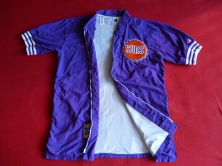 Phoenix Suns Nba Vintage 1991 Champion Warm Up Pullover Andrew Lang Size 48.