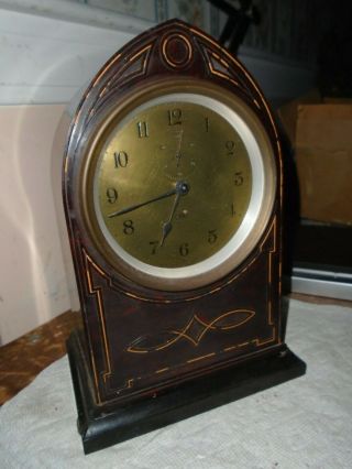 Vintage " Poole " Battery Clock - Bakelite - To Restore - E4