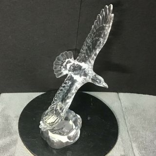 Wonders Of The Wild 24 Lead Crystal Glass 6.  5 " Flying Eagle Figurine - Germany