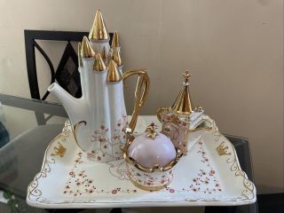 Disney Cinderella Royal Dreams Castle Tea Set With Tray