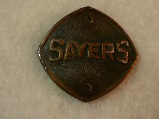 Sayers Old Car - Truck - Emblem - Badge -