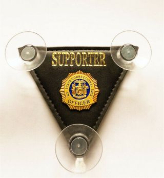 Police Car Shield Mini Supporter - Fop - Pba - Support Law Enforcement