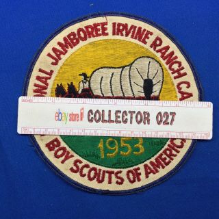 Boy Scout 1953 National Jamboree Irvine Ranch Calif.  Jacket Patch 2