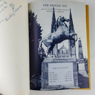 1970 General HH Arnold High School American Wiesbaden West Germany - Der Krieger 2