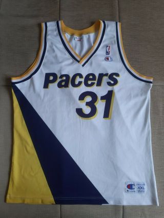Reggie Miller Nba Jersey Indiana Pacers Shirt 1995 / 1996 Vintage Champion Usa