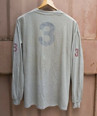 Vintage Stussy 1993 Number 3 Spell Out Longsleeve Graphic Tee RARE Made in USA 3
