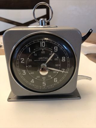 Clock Alarm Timer Jaeger Smiths Industries Limited Watch Minute Minder Retro Vtg