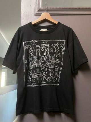 Vintage 80s/90s Keith Haring Art T - Shirt Size Xl