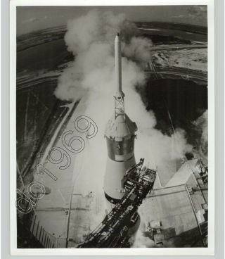 Kennedy Space Center,  Florida Apollo 11 Nasa Rocket Launch Vtg.  1969 Press Photo