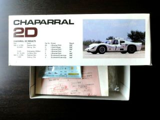 Vintage Modeler ' s 1/24 CHAPARRAL 2D 1966 Uber Nostalgic & Steal 2