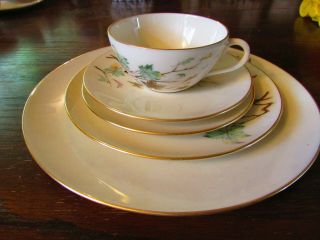 Vintage Lenox Westwind 5 Piece Place Setting For 4