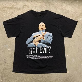 1999 Dr Evil Austin Powers Movie Myers Promo Tee Shirt Xl Vintage 90s
