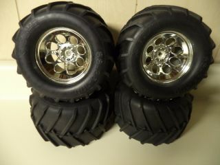 Vintage Kyosho 1:8 Mad Force Nitro Wheels With Foams No Rips No Dry Rot