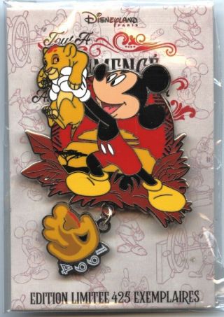 Disneyland Paris: Pin Trading Event: It All Started With A Mouse - Lion King Pin