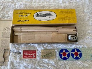 Fairchild Primary Trainer Pt - 19 Scale Model Airplane Kit - Opened Box