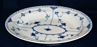 Vintage Royal Copenhagen 533 Platter Blue Fluted Half Lace - 1st Quaityl - Ln