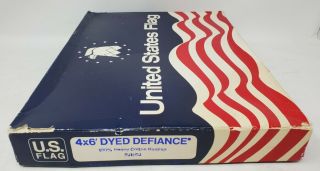 Annin Dyed Defiance Vintage 50 Star American Flag 4’ X 6’ - 100 Heavy Cotton 2