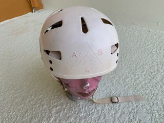 Vintage Abc Ice Hockey Helmet - White (pre Jofa)