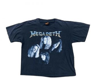 Vintage 90s Megadeth Countdown To Extinction Concert Tour Band T Shirt 1992 Xl