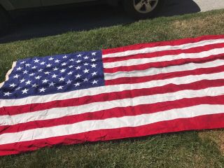 Large American Flag 110”x55” Usa Nylon Huge