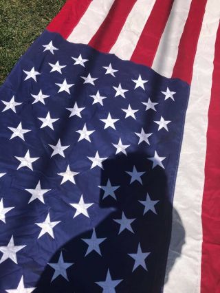 LARGE AMERICAN FLAG 110”X55” USA NYLON HUGE 3