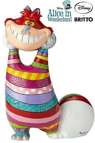 Disney By Britto Alice In Wonderland Cheshire Cat Big Fig Figurine