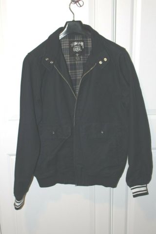 Vintage Stussy Authentic Gear Mens Letterman Varsity Jacket Size L