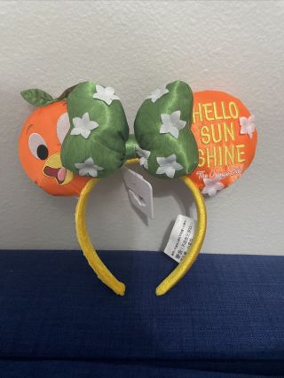 Disney Parks 2020 Epcot Flower And Garden Festival Orange Bird Minnie Ears Htf
